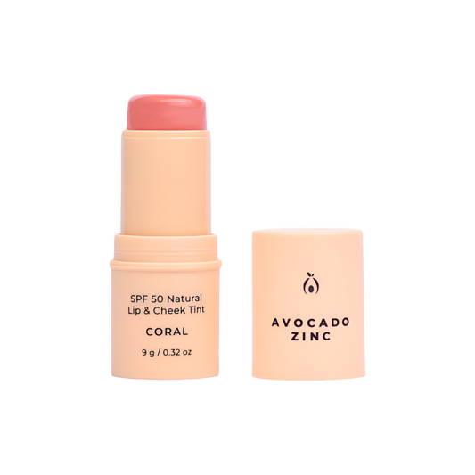 SPF 50 Avocado Zinc Natural Lip & Cheek Tint 9ml
