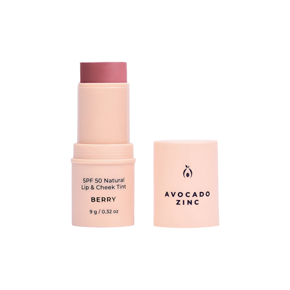 SPF 50 Avocado Zinc Natural Lip & Cheek Tint 9ml