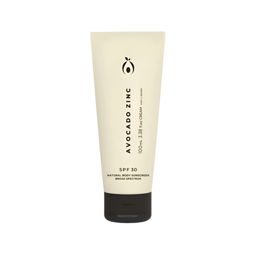 SPF 30 Avocado Zinc Natural Body Sunscreen